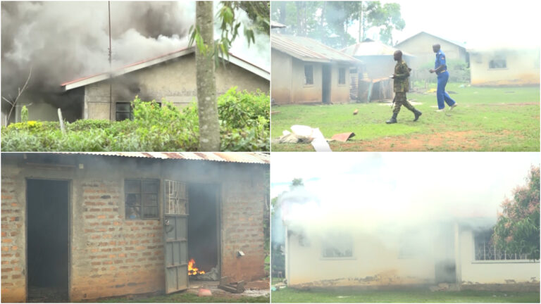 Suspected serial killers home burnt to ashes