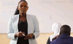 image of teacher in classroom