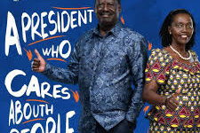 Martha Karua and Raila Odinga