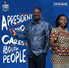 Martha Karua and Raila Odinga
